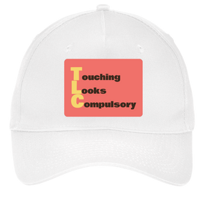 white adjustable cotton twill cap