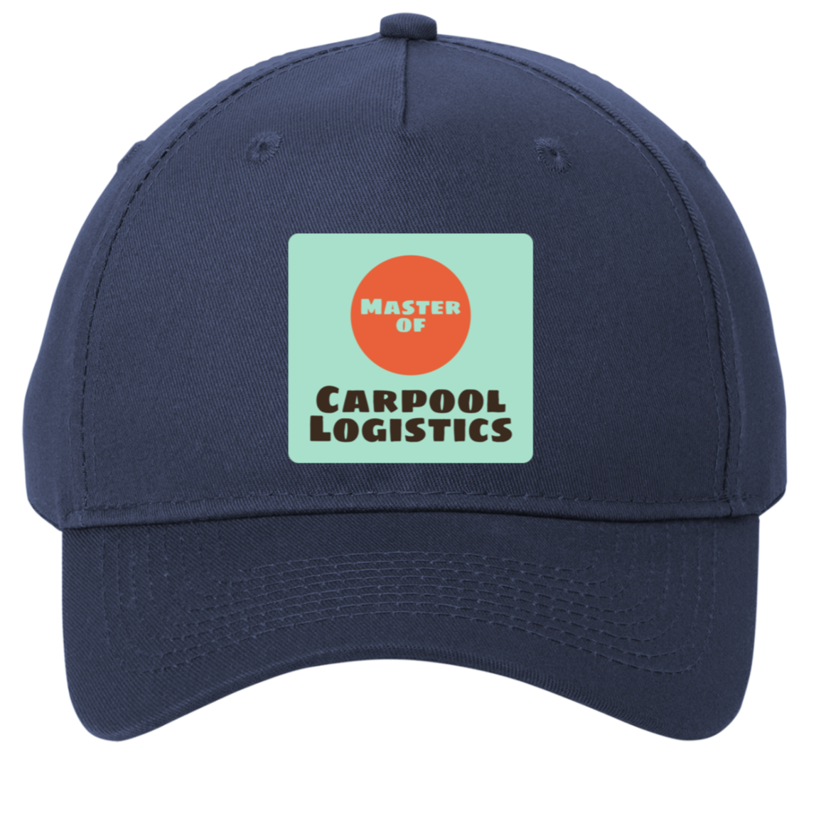 navy adjustable cotton twill cap