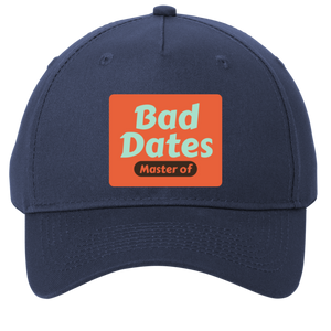 navy adjustable cotton twill cap