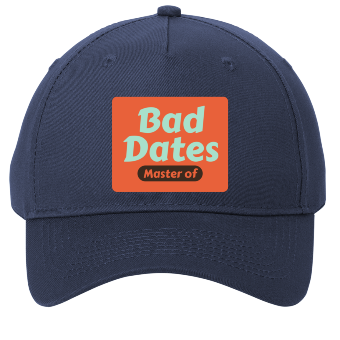navy adjustable cotton twill cap