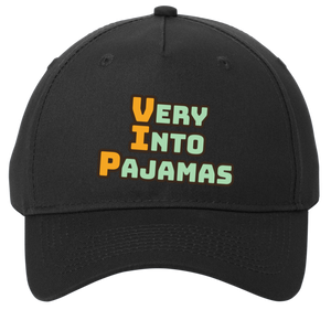black adjustable cotton twill cap
