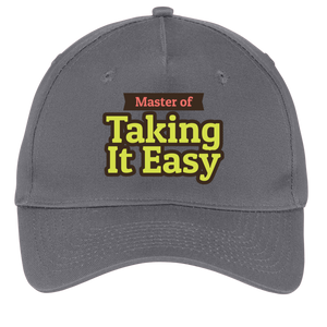 charcoal adjustable cotton twill cap