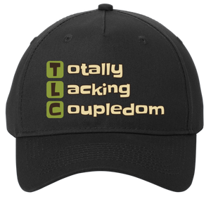 black adjustable cotton twill cap