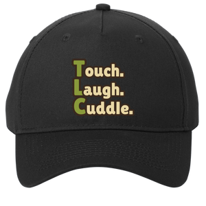 black adjustable cotton twill cap