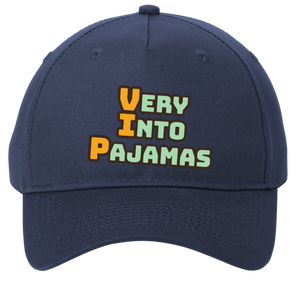 navy adjustable cotton twill cap
