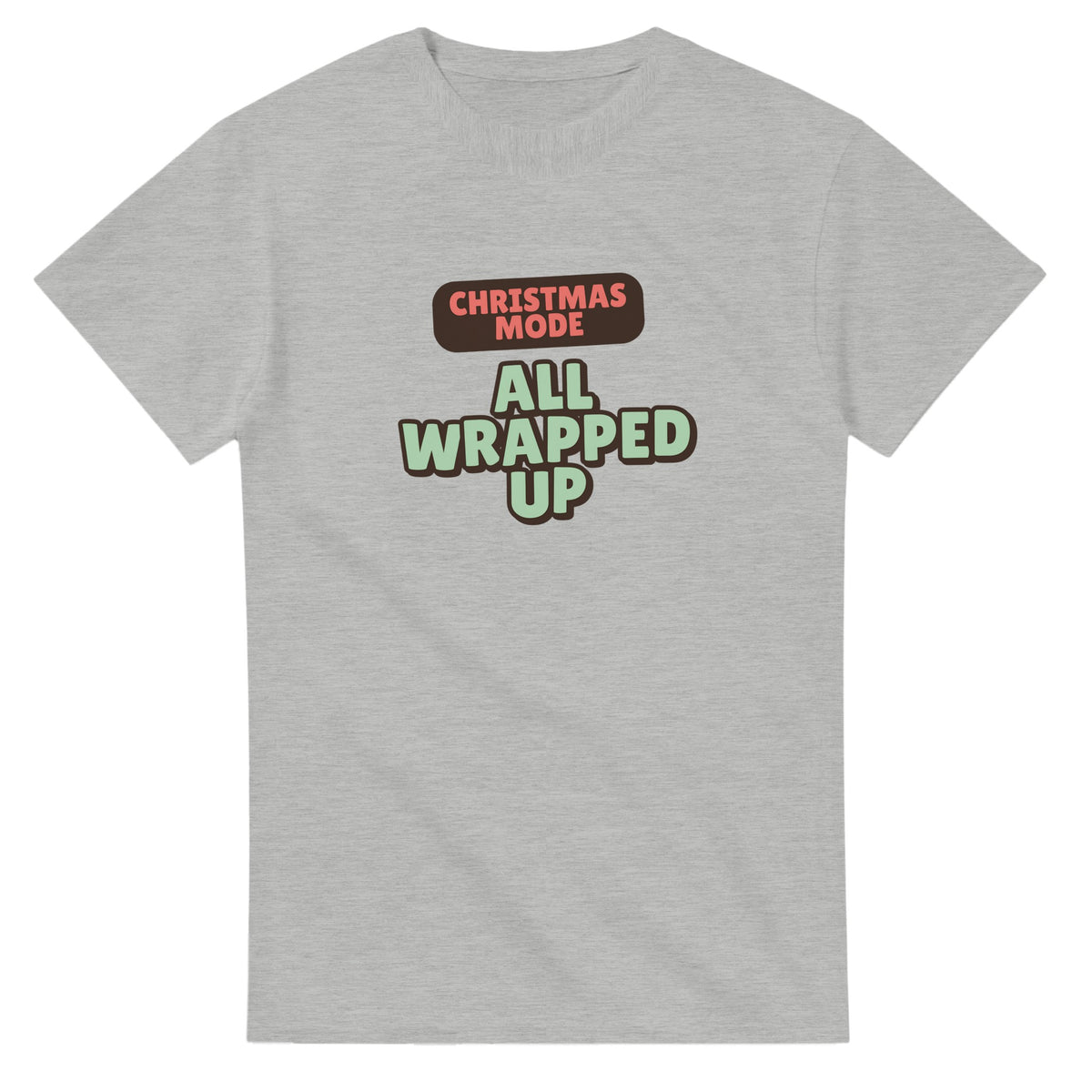 Christmas Mode: All Wrapped Up — ash unisex t-shirt