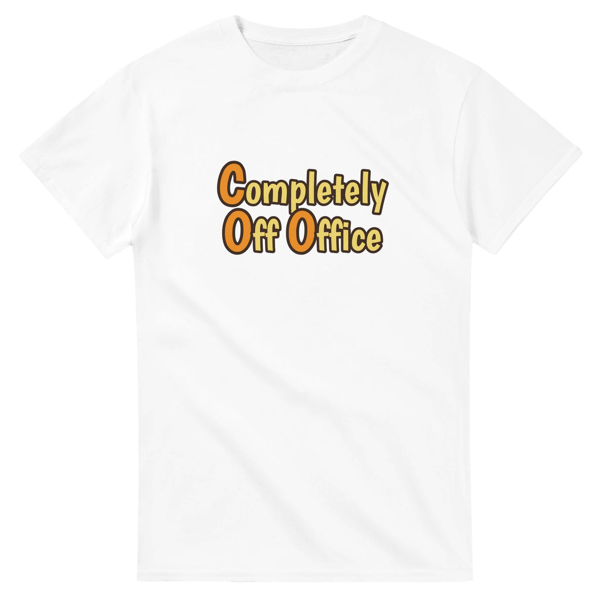 Completely Off Office — white unisex t-shirt