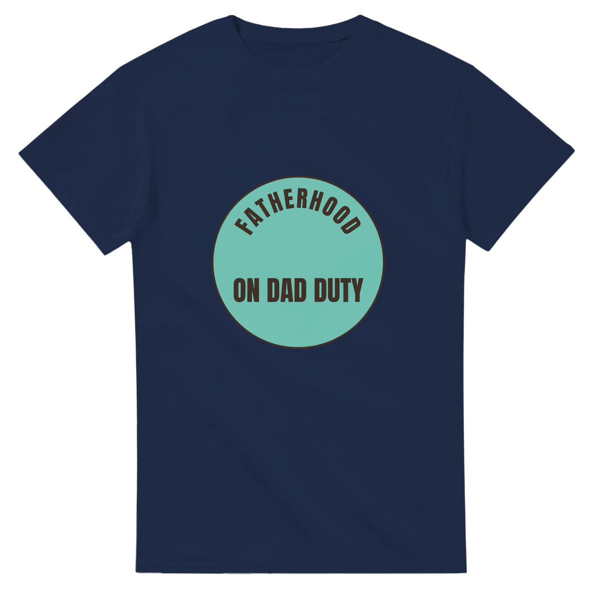 Fatherhood: On Dad Duty — navy unisex t-shirt