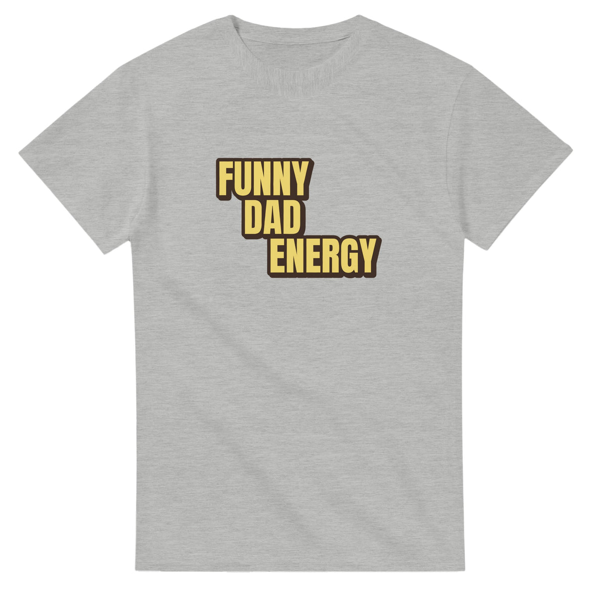 Funny Dad Energy — ash unisex t-shirt