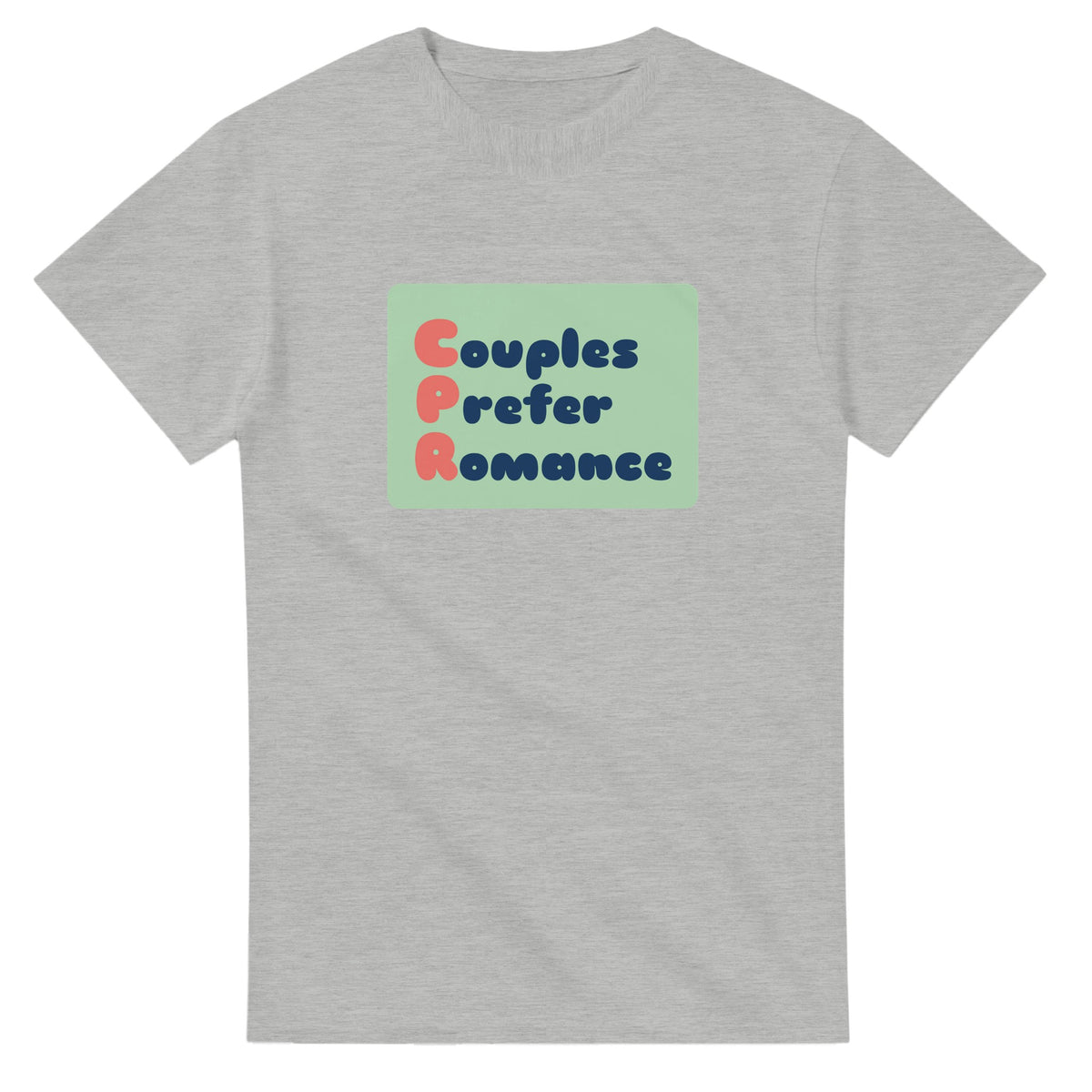 Couples Prefer Romance — ash unisex t-shirt
