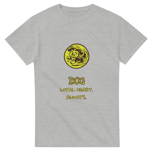 Dog • Loyal Heart. Always — ash unisex t-shirt