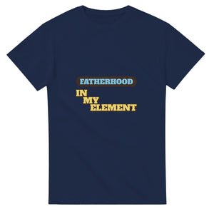 Fatherhood: In My Element — navy unisex t-shirt