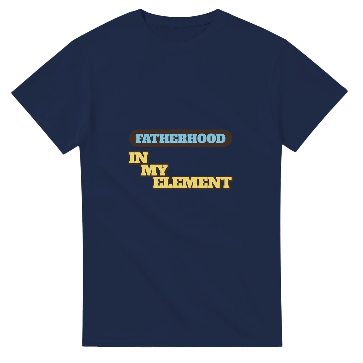 Fatherhood: In My Element — navy unisex t-shirt