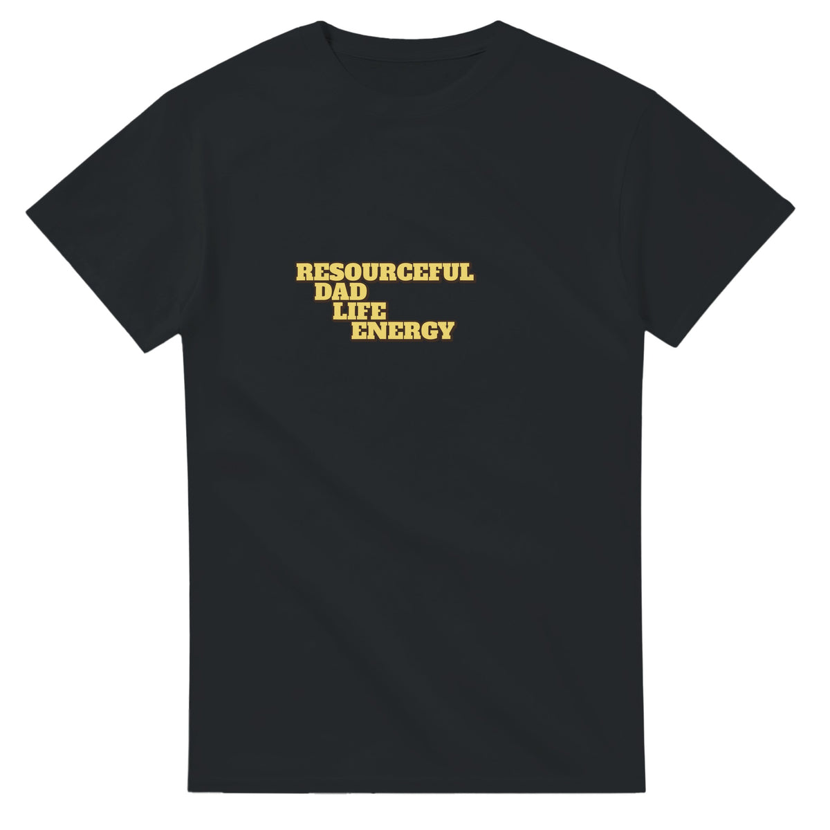 Resourceful Dad Life Energy — black unisex t-shirt