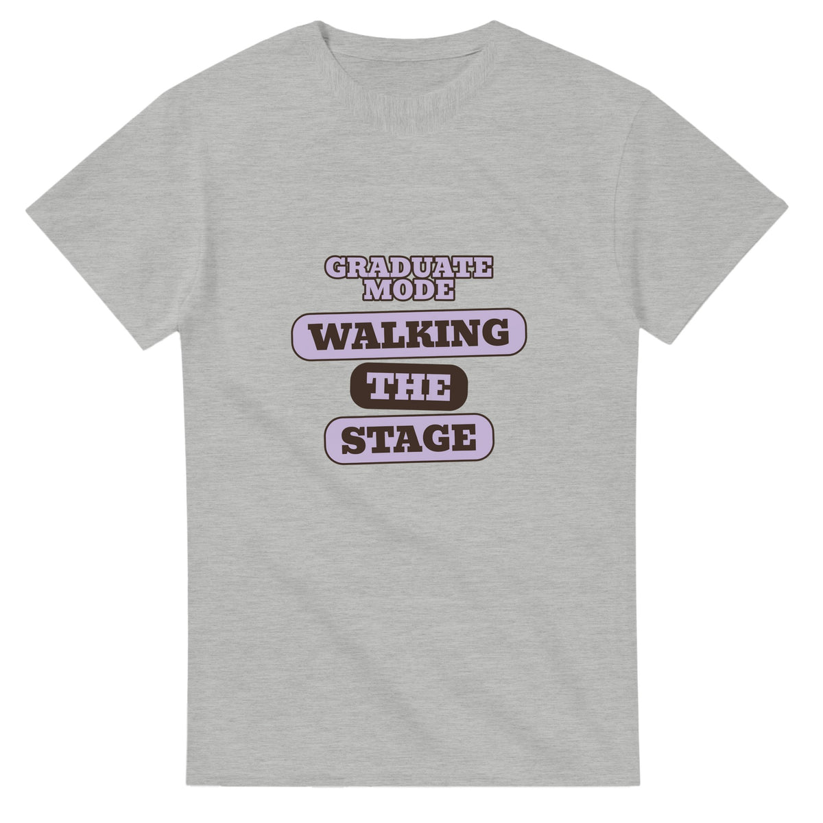 Graduate Mode: Walking The Stage — ash unisex t-shirt