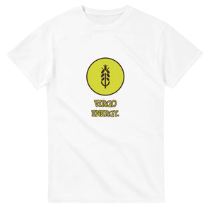 Virgo Energy — white unisex t-shirt