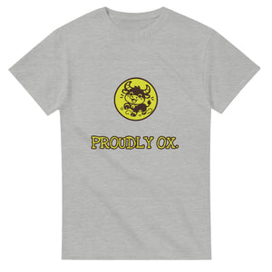 Proudly Ox — ash unisex t-shirt
