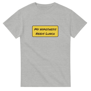 My Hypothesis Needs Lunch — ash unisex t-shirt