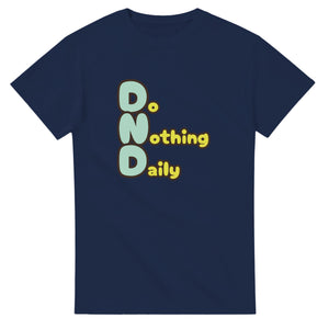 Do Nothing Daily — navy unisex t-shirt