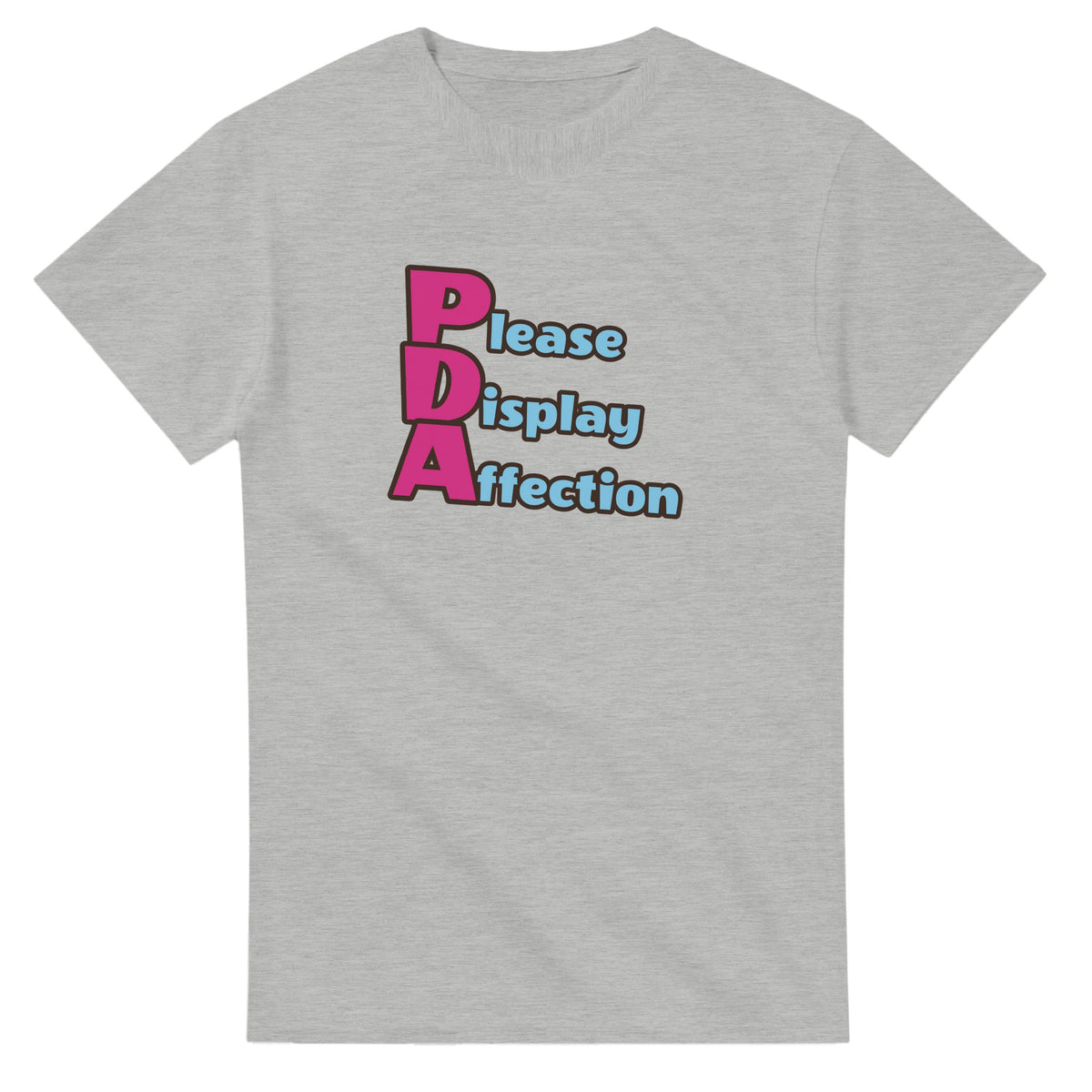 Please Display Affection — ash unisex t-shirt
