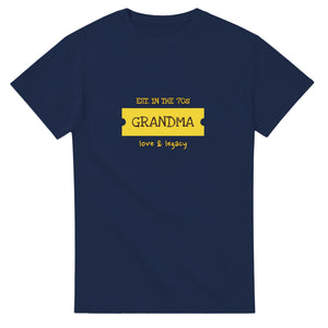 Grandma • Est. In The ’70s • Love & Legacy — navy unisex t-shirt