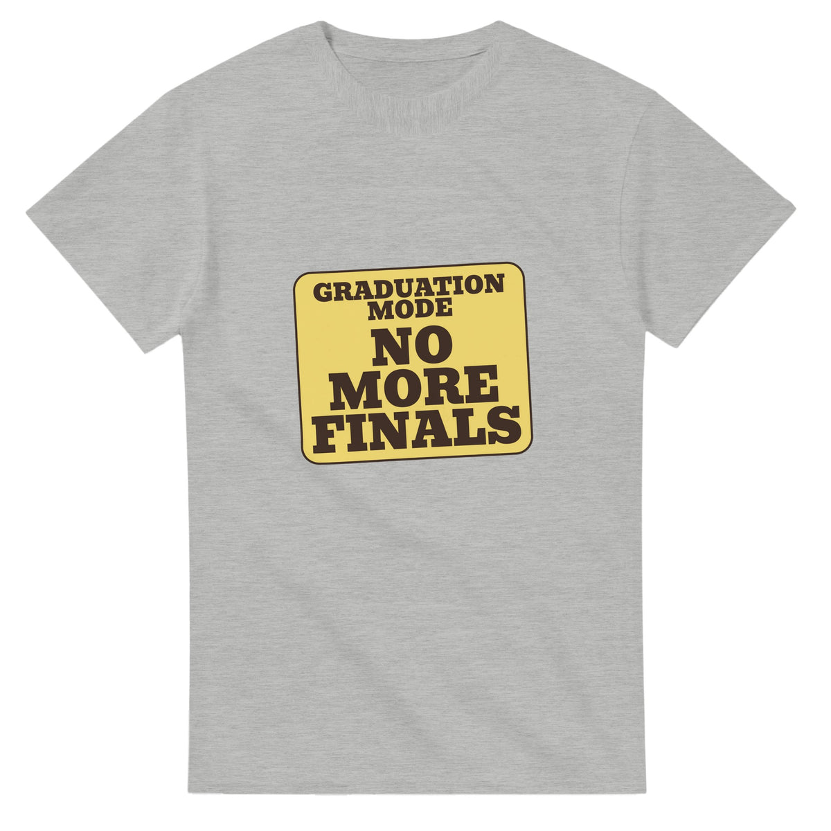 Graduation Mode: No More Finals — ash unisex t-shirt
