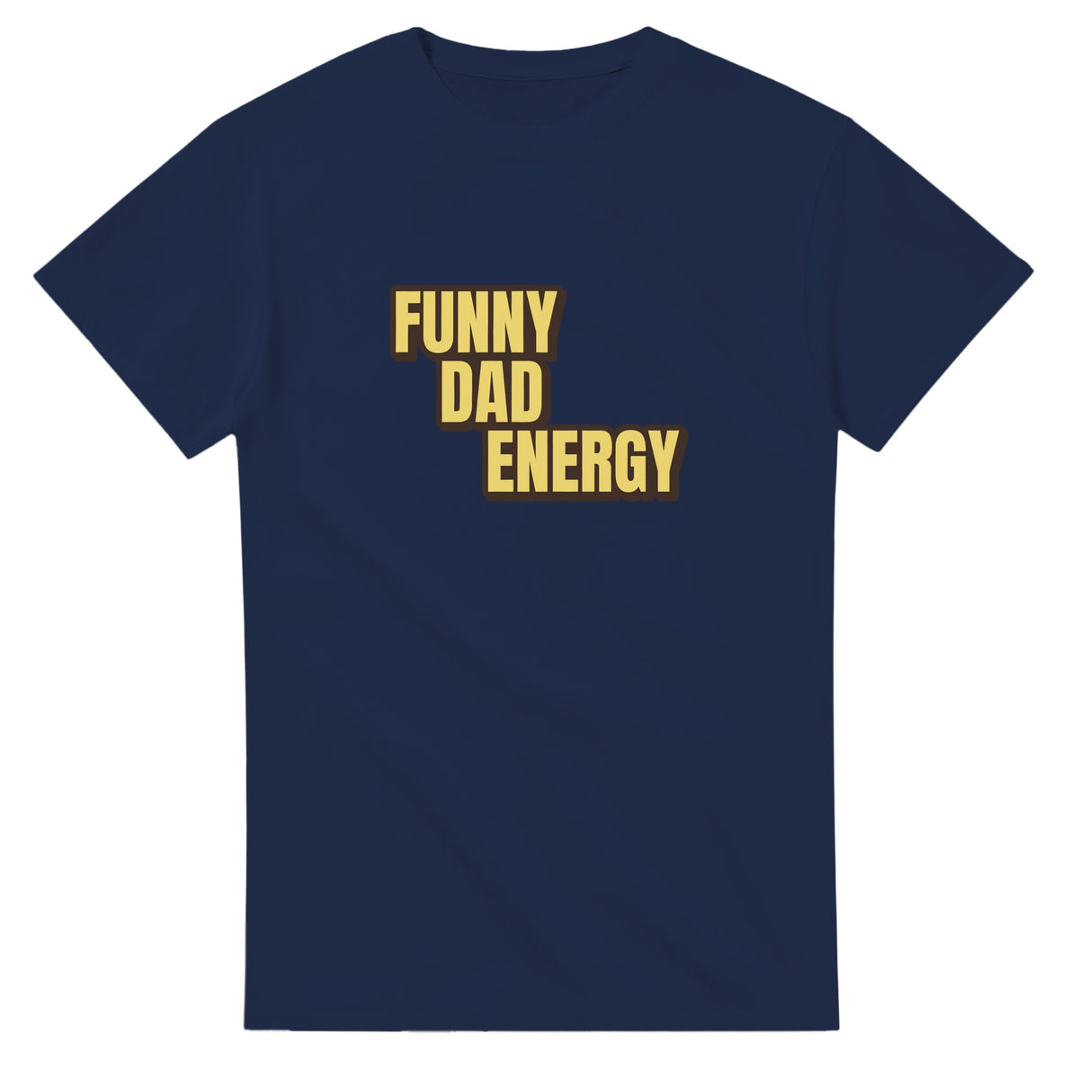 Funny Dad Energy — navy unisex t-shirt