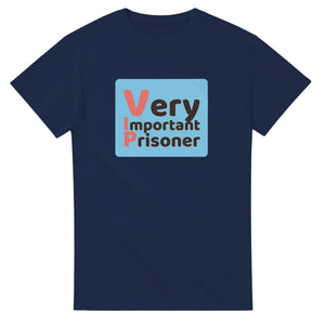 Very Important Prisoner — navy unisex t-shirt