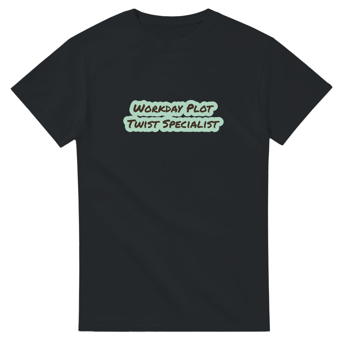 Workday Plot Twist Specialist — black unisex t-shirt