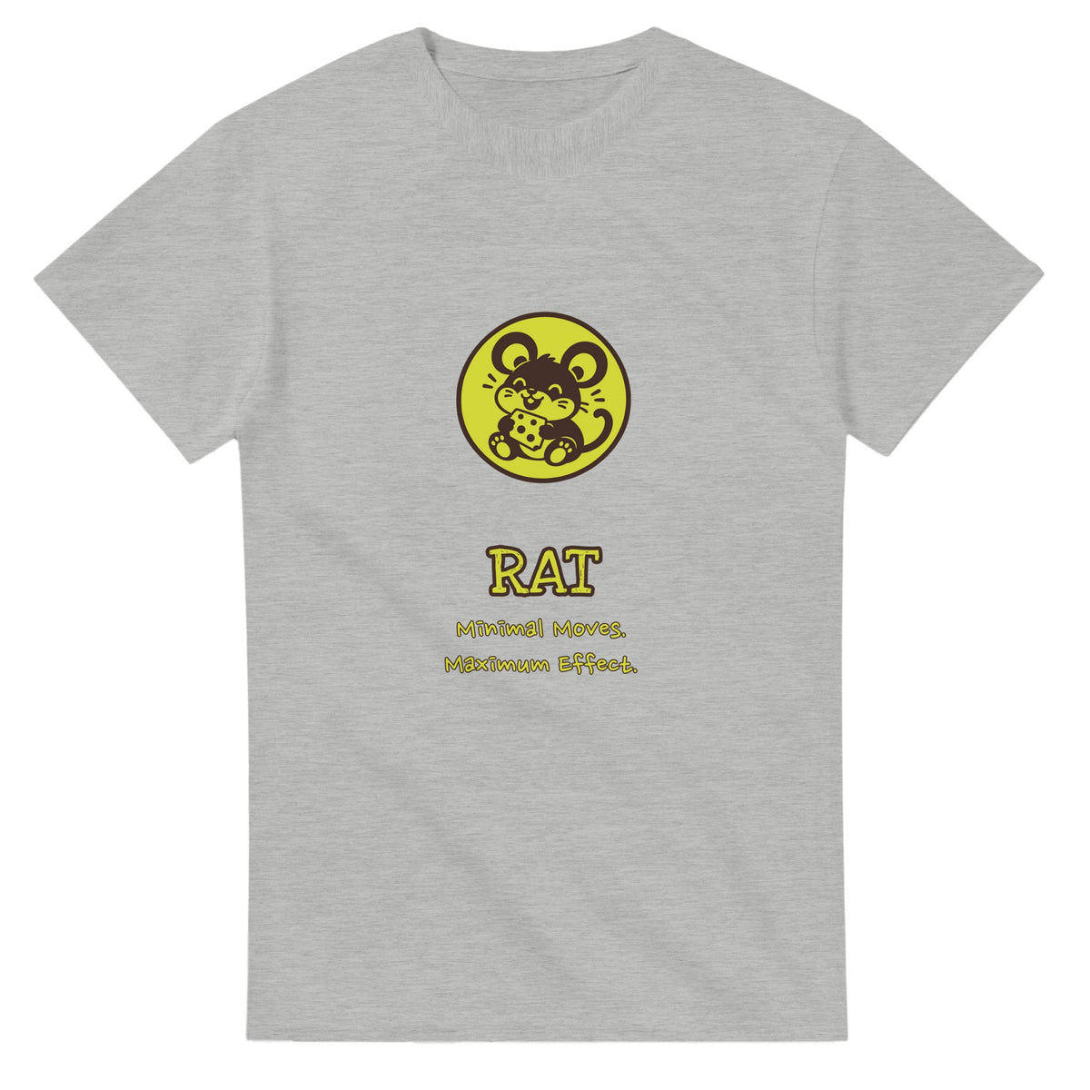 Rat • Minimal Moves. Maximum Effect — ash unisex t-shirt