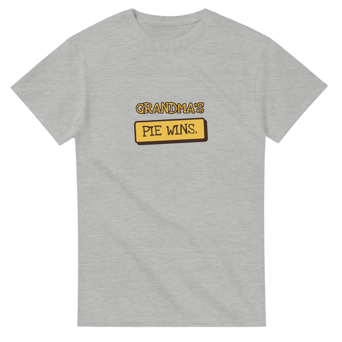 Grandma's Pie Wins — ash unisex t-shirt