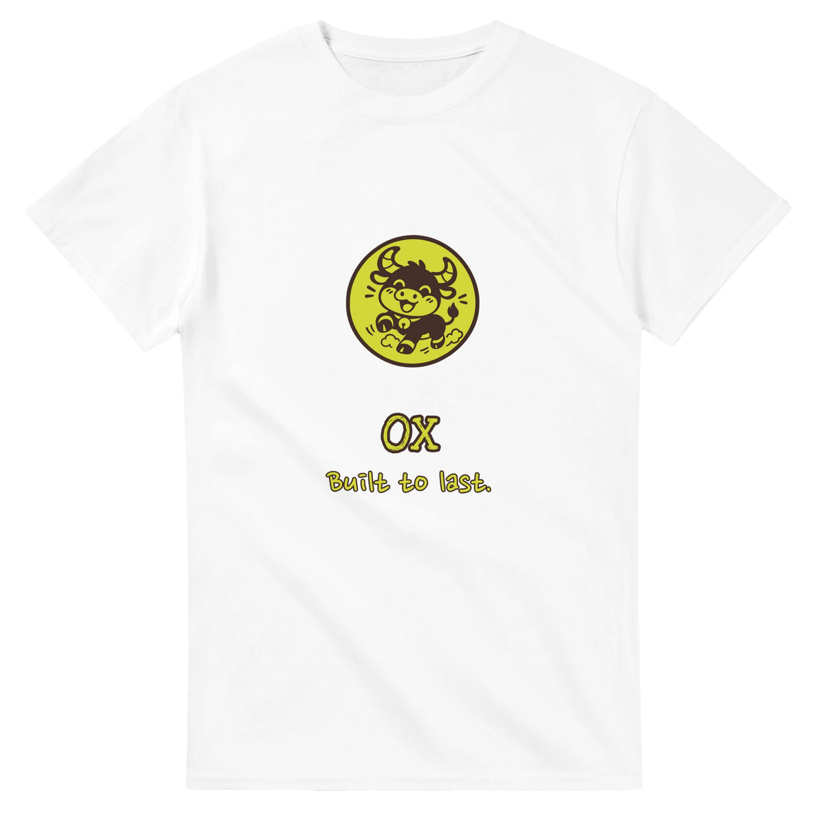 Ox • Built To Last — white unisex t-shirt