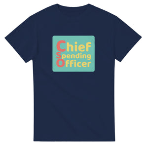 Chief Spending Officer — navy unisex t-shirt