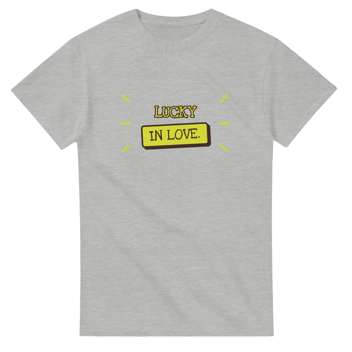 Lucky In Love — ash unisex t-shirt