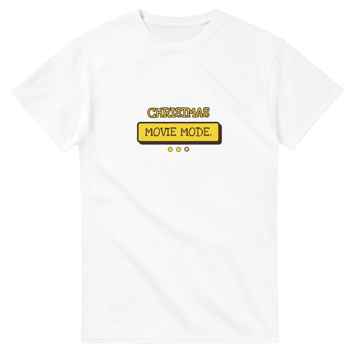 Christmas Movie Mode — white unisex t-shirt