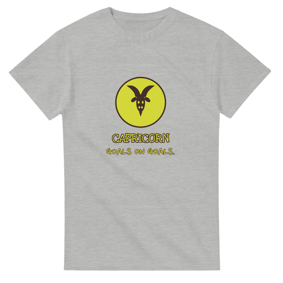 Capricorn • Goals On Goals — ash unisex t-shirt