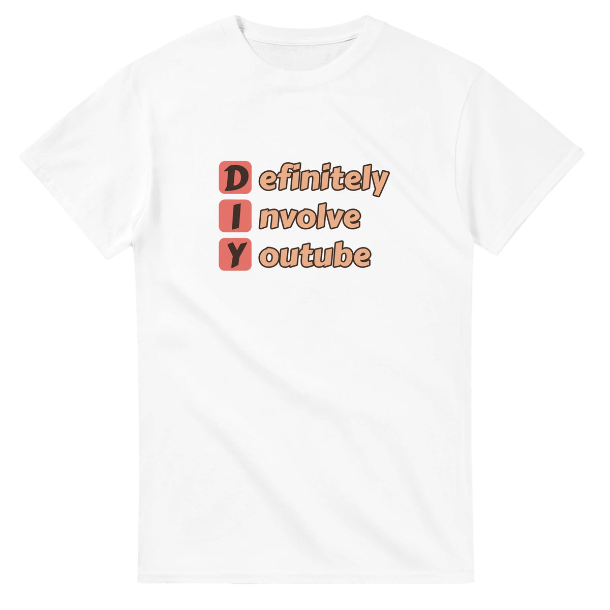 Definitely Involve Youtube — white unisex t-shirt