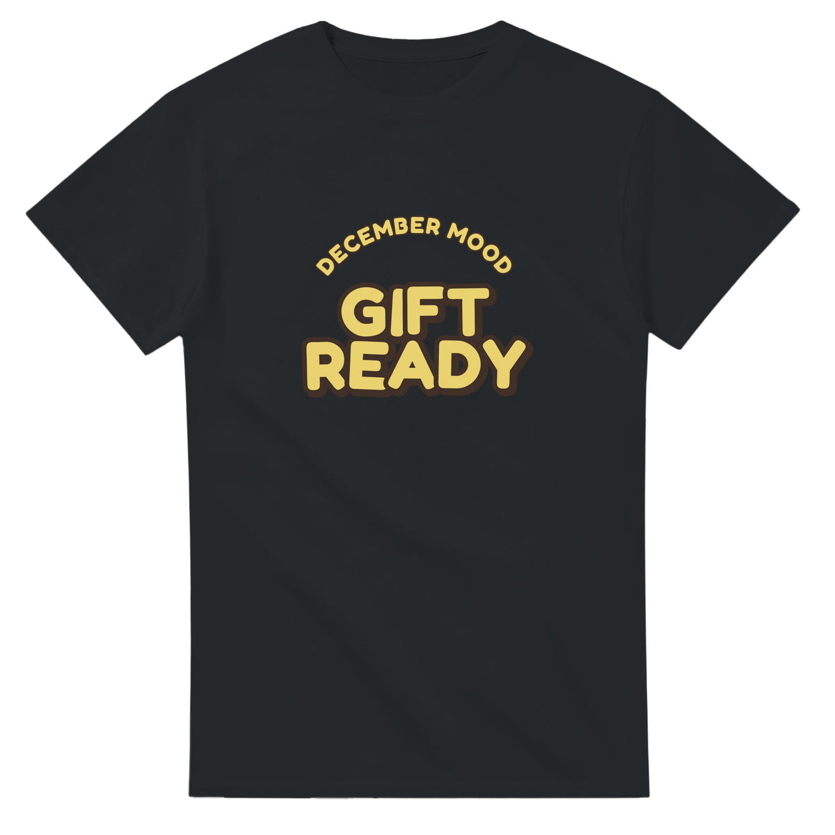 December Mood: Gift Ready — black unisex t-shirt