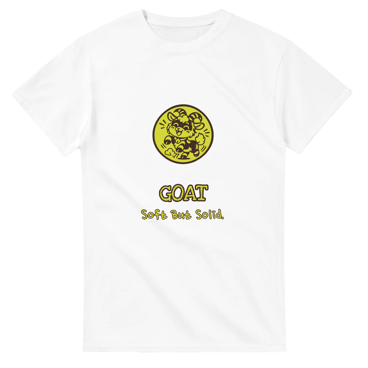 Goat • Soft But Solid — white unisex t-shirt