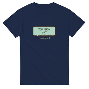 You Know Why I Wore This — navy unisex t-shirt