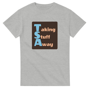 Taking Stuff Away — ash unisex t-shirt
