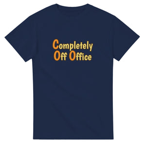 Completely Off Office — navy unisex t-shirt