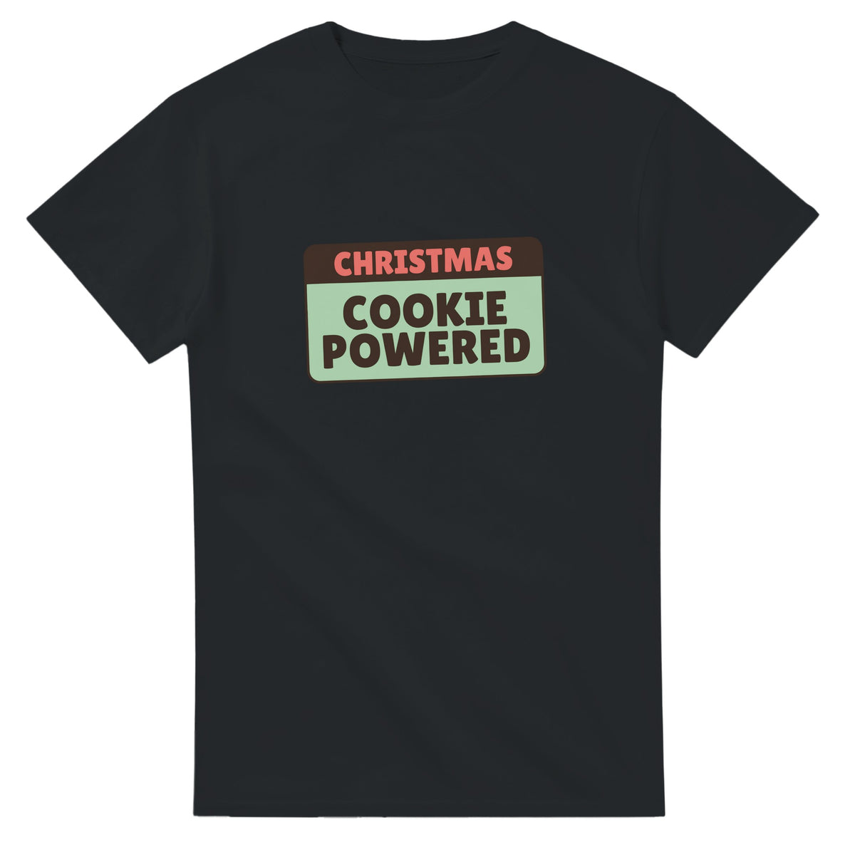 Christmas: Cookie Powered — black unisex t-shirt