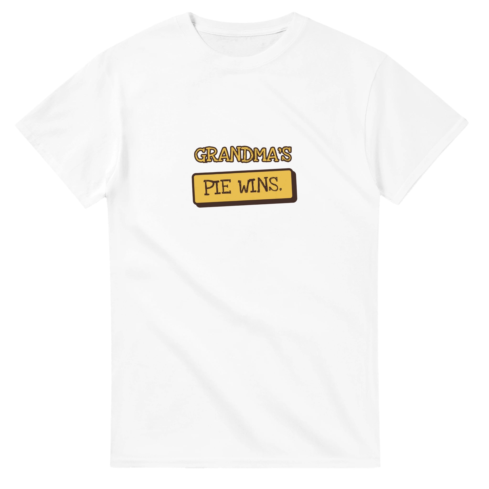 Grandma's Pie Wins — white unisex t-shirt