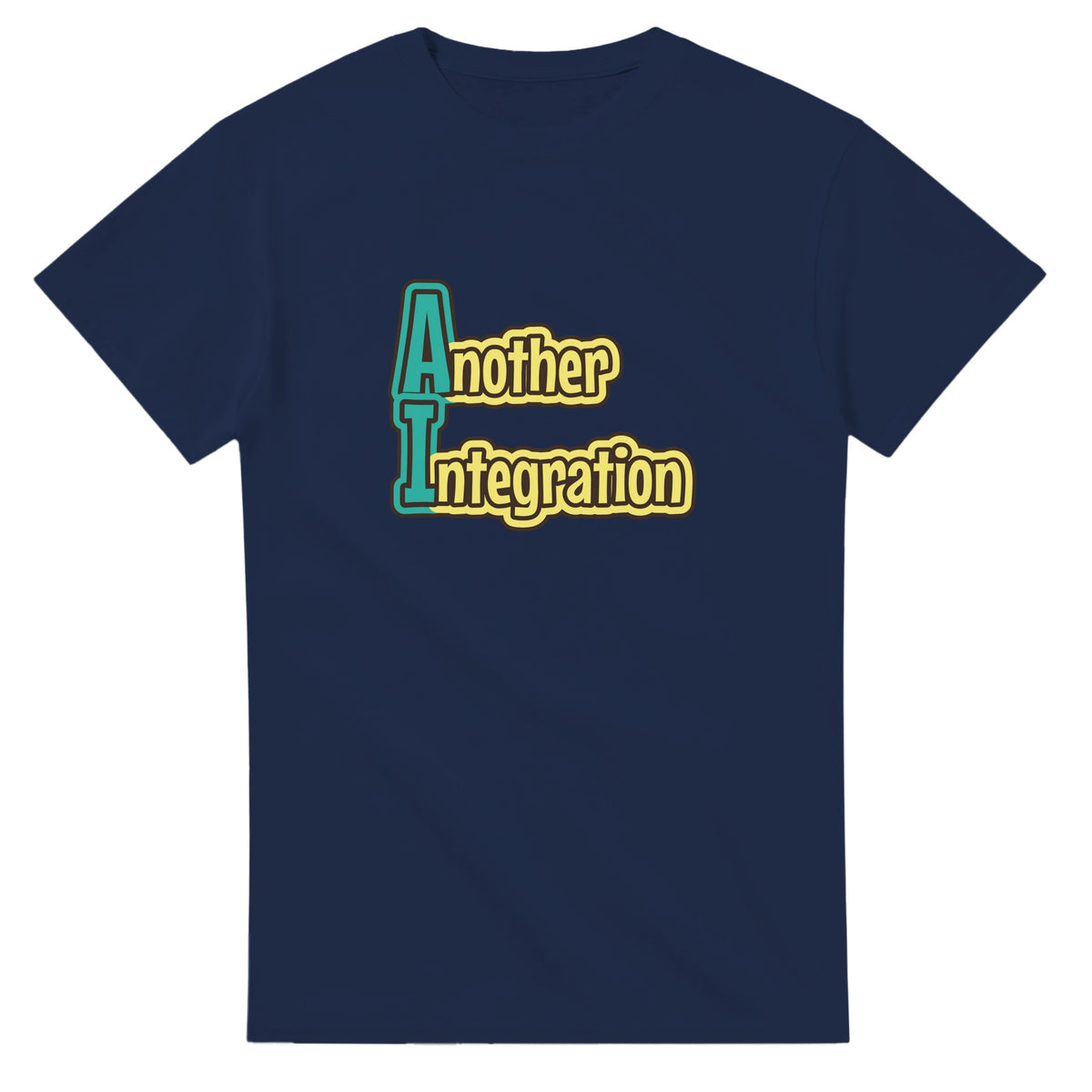 Another Integration — navy unisex t-shirt