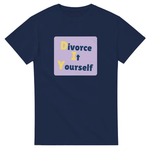 Divorce It Yourself — navy unisex t-shirt