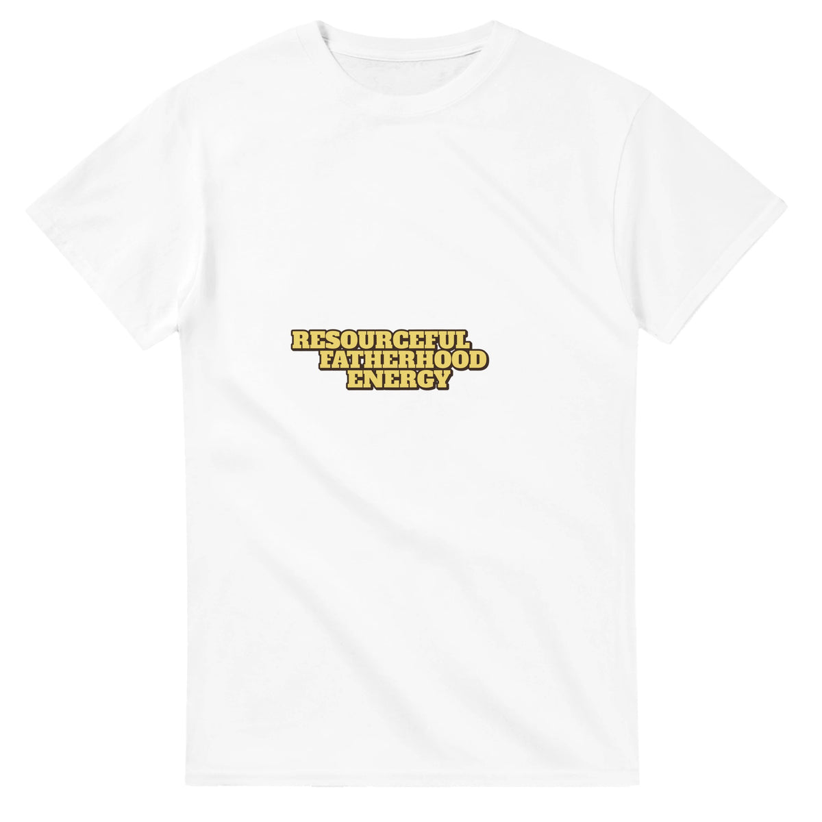 Resourceful Fatherhood Energy — white unisex t-shirt