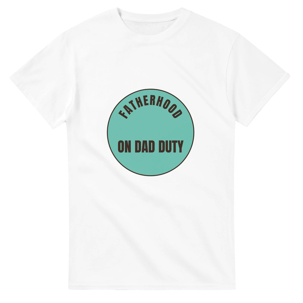 Fatherhood: On Dad Duty — white unisex t-shirt