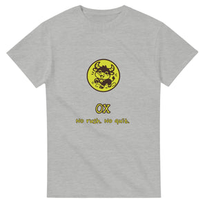 Ox • No Rush. No Quit — ash unisex t-shirt