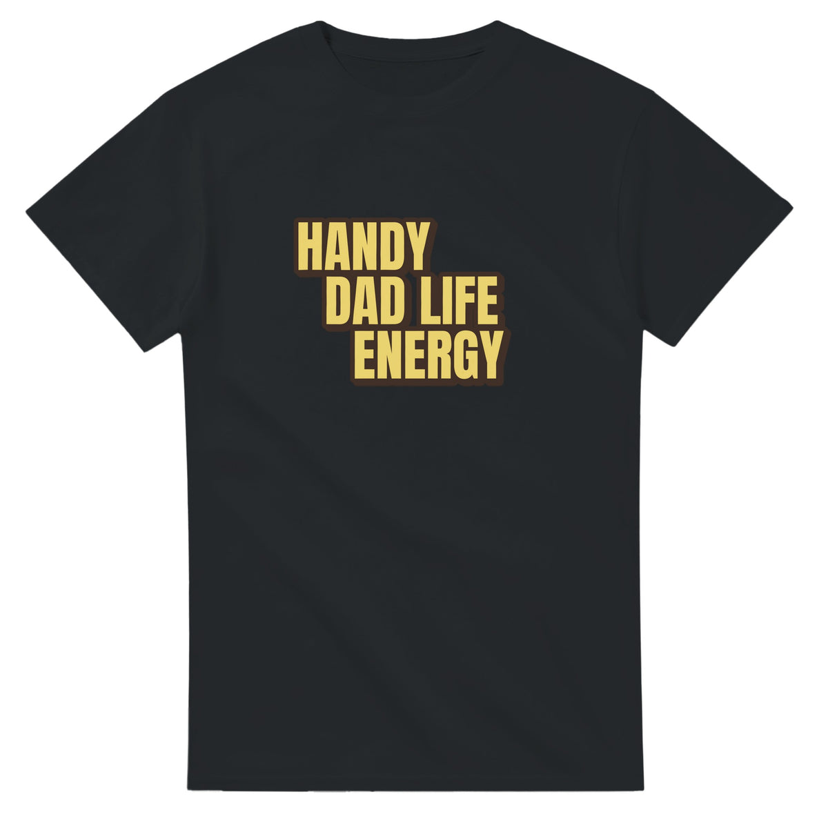 Handy Dad Life Energy — black unisex t-shirt